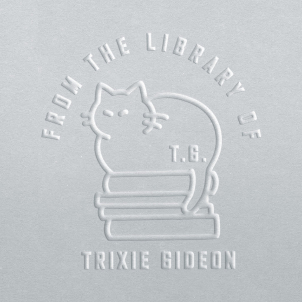 Book Embosser - Cat on Books