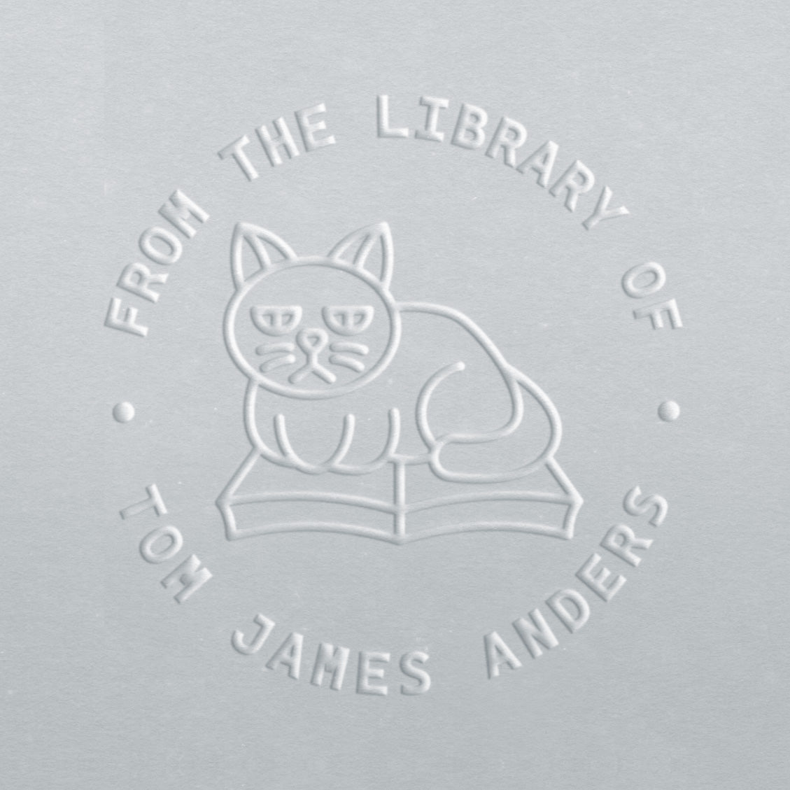 Book Embosser - Grumpy Cat