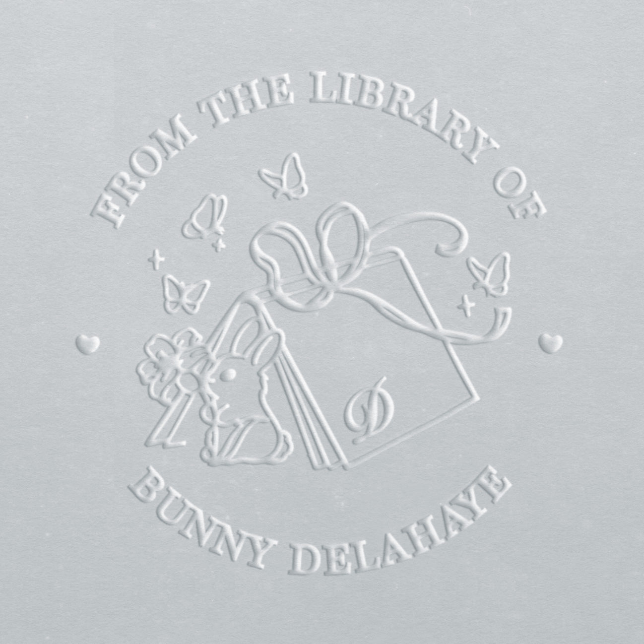 Book Embosser - Bunny Book Shelter