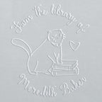 Book Embosser - Cat with Books