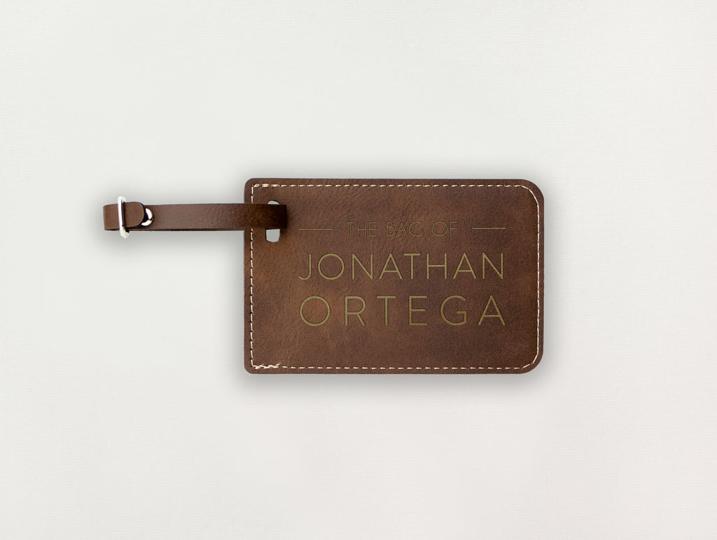 Luggage Tag - Map
