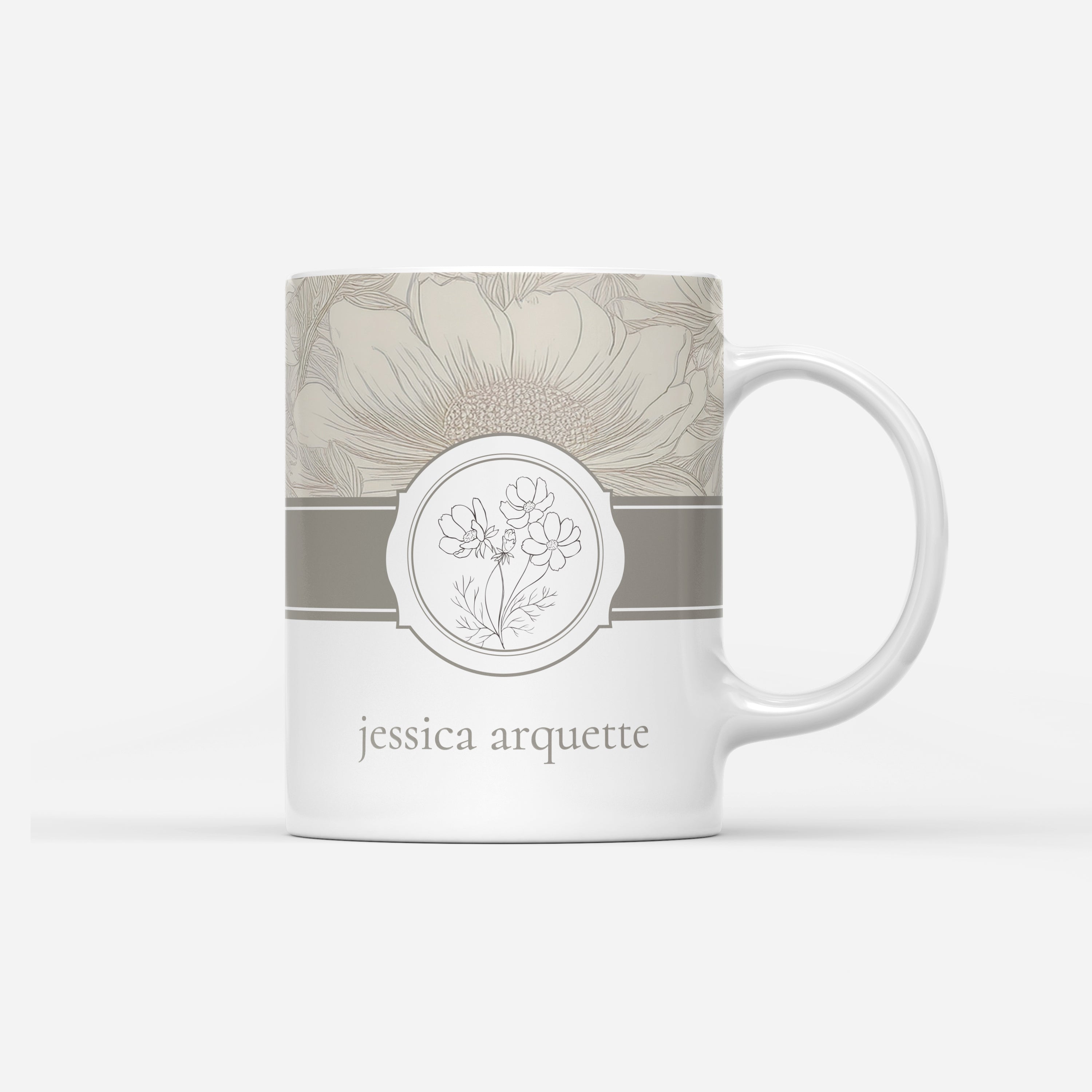 Custom Mug - Birth Flower