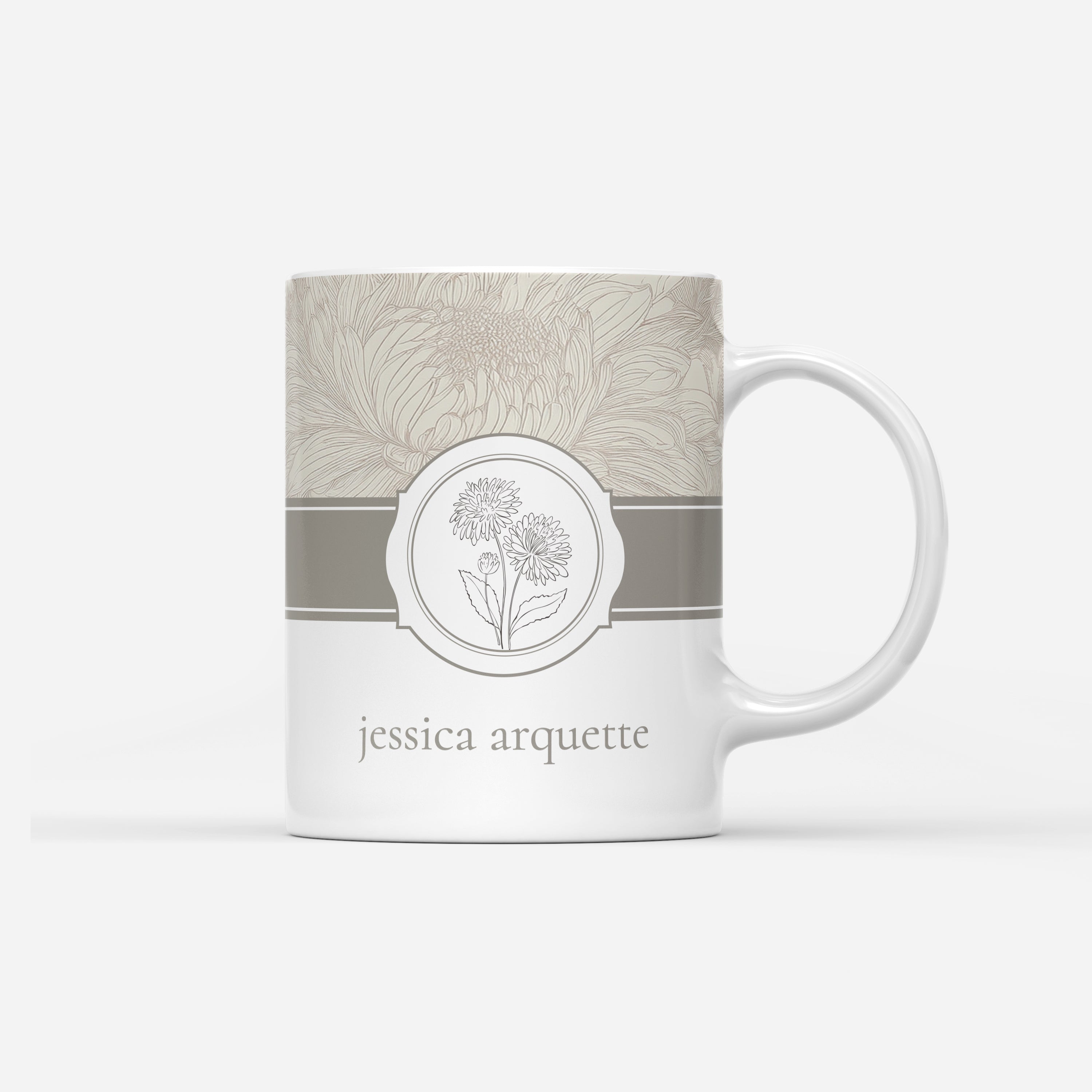 Custom Mug - Birth Flower