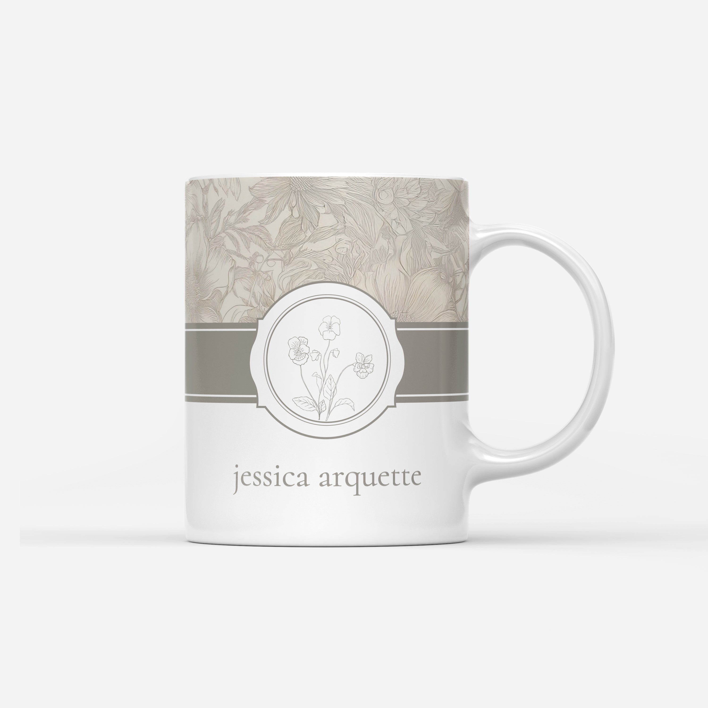Custom Mug - Birth Flower