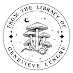 Book Stamp - Mushroom Circle