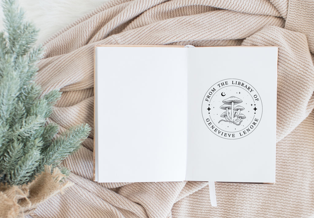 Book Stamp From the Library of Genevieve
