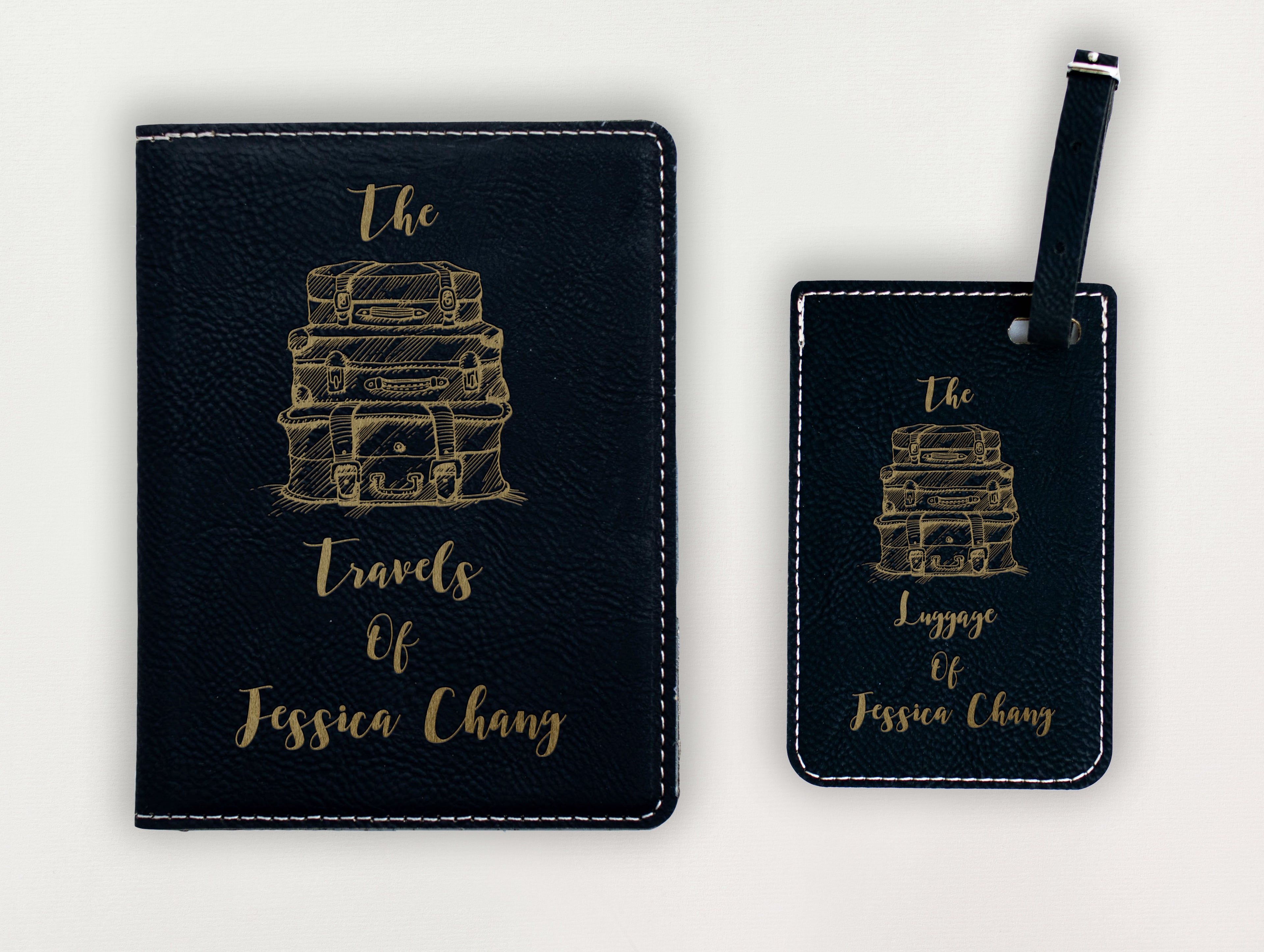 Passport Holder - Vintage Luggage