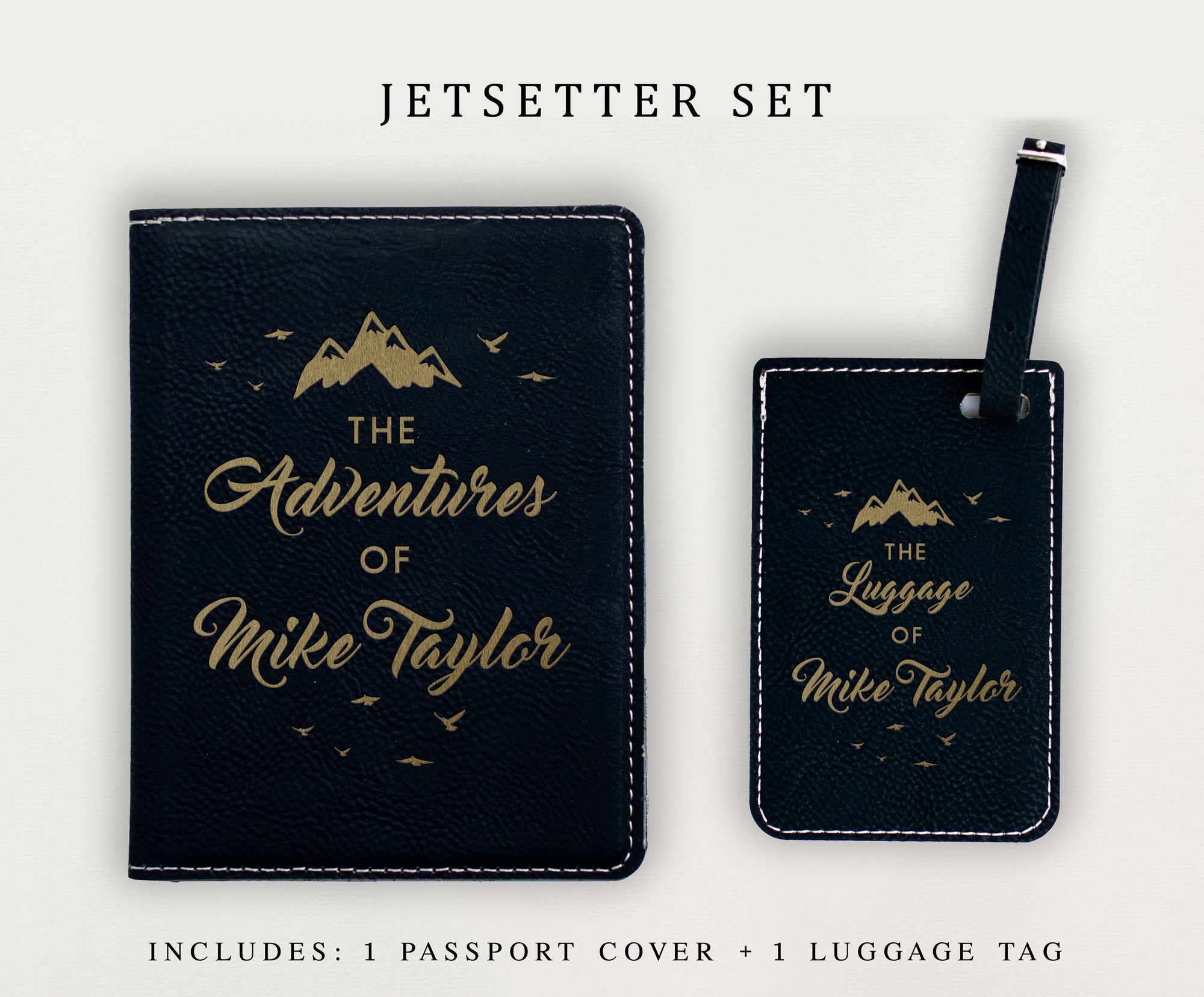 The Jetsetter (Passport Cover + Luggage Tag)