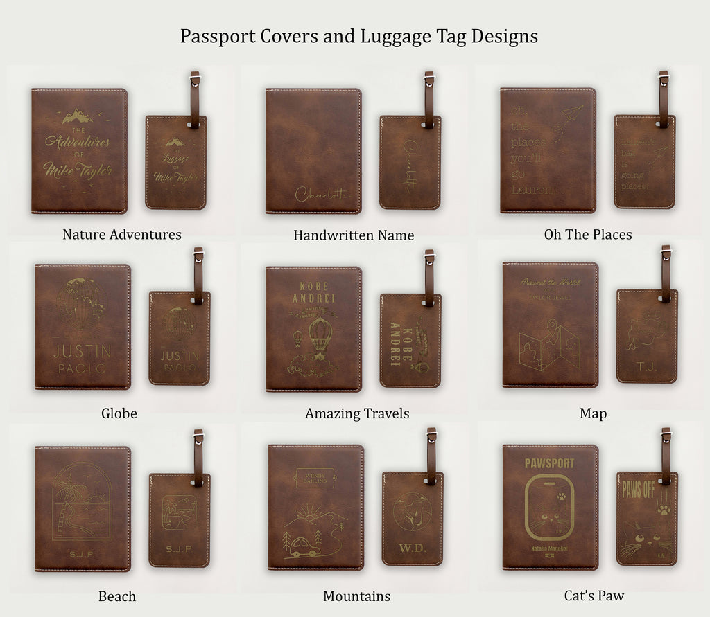 The Jetsetter (Passport Cover + Luggage Tag)