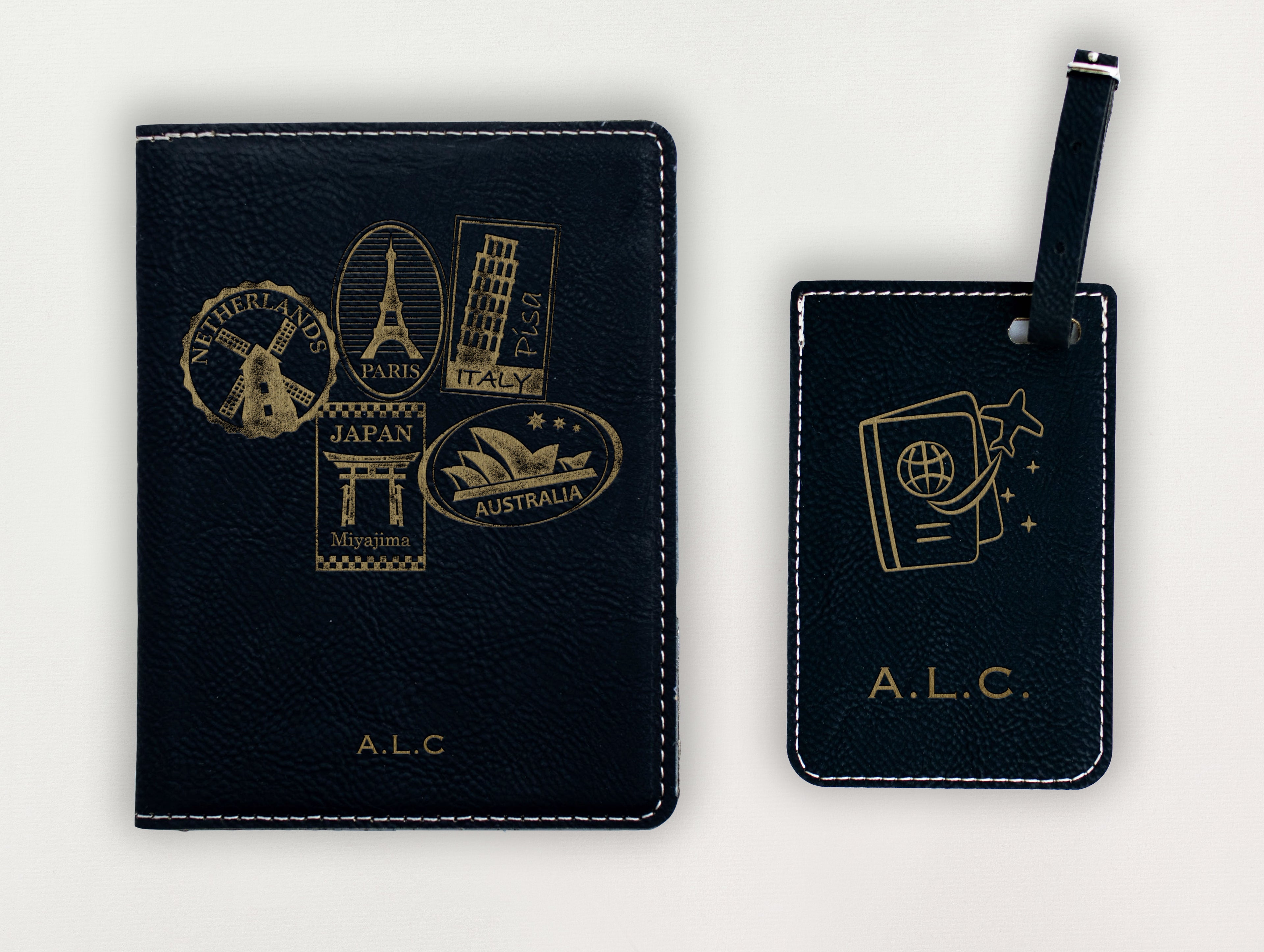 Luggage Tag - Stamps