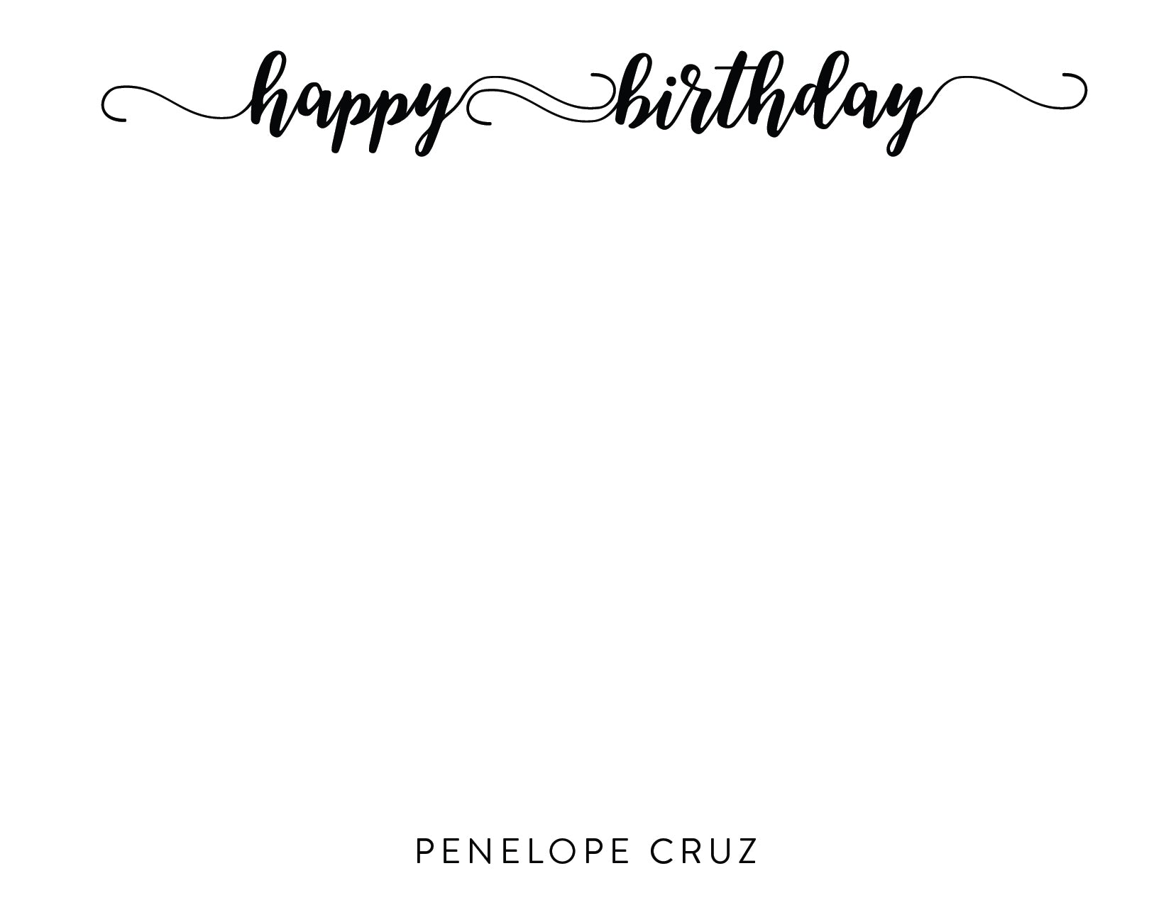 Custom Birthday Card (pack of 30) - Penelope