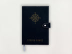 Custom Leather Journal - Compass