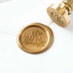 Wax Seal Stamp - Decorated Pine Trees