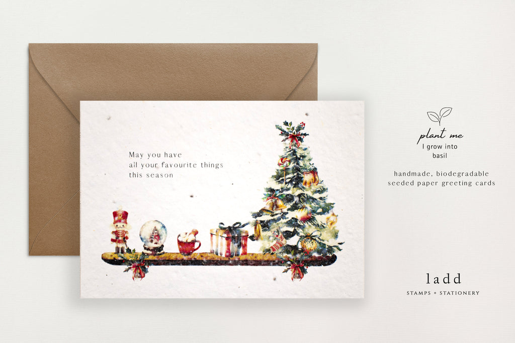 Seeded Christmas Cards (Rustic) - Favourite Things