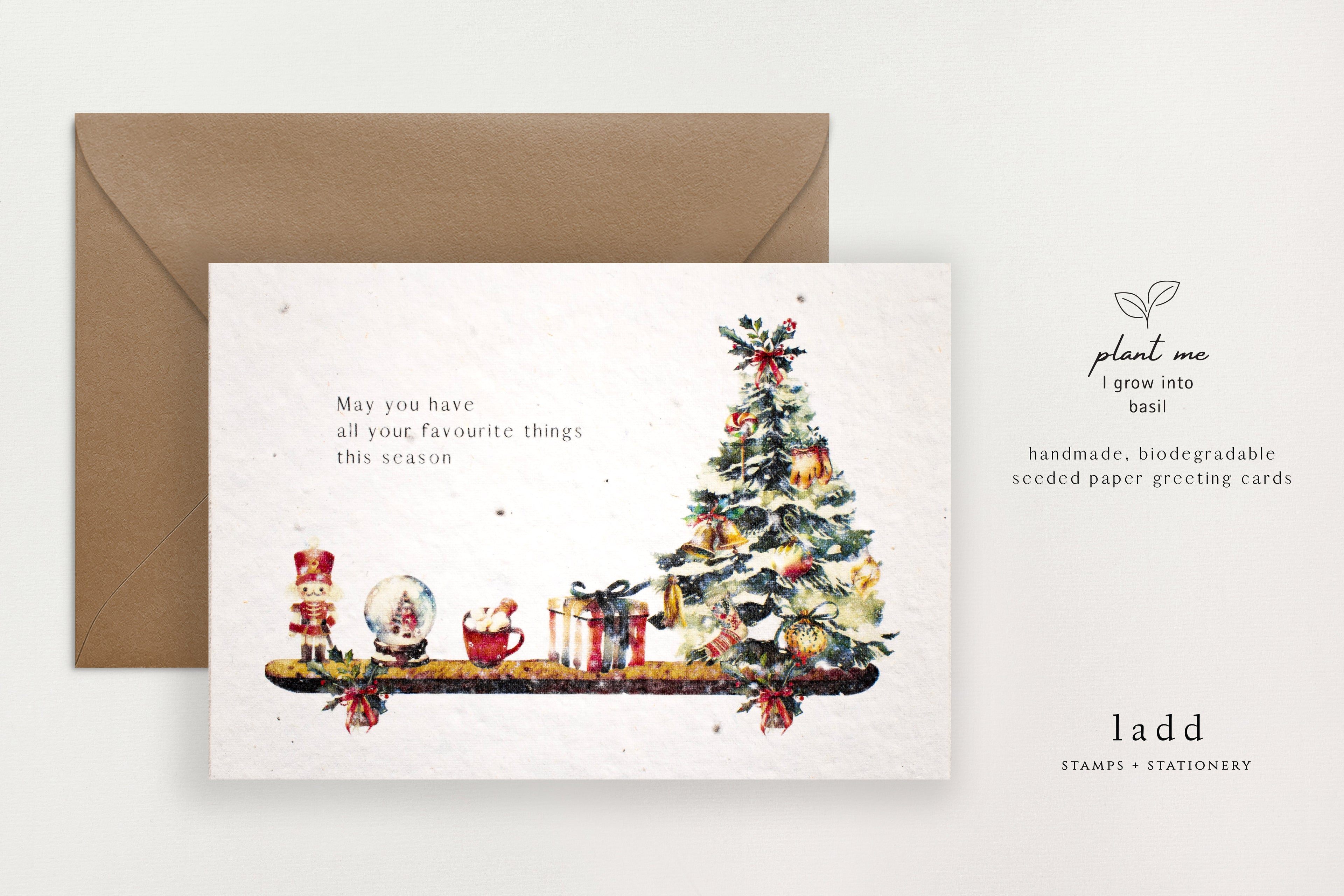 Seeded Christmas Cards (Rustic) - Favourite Things