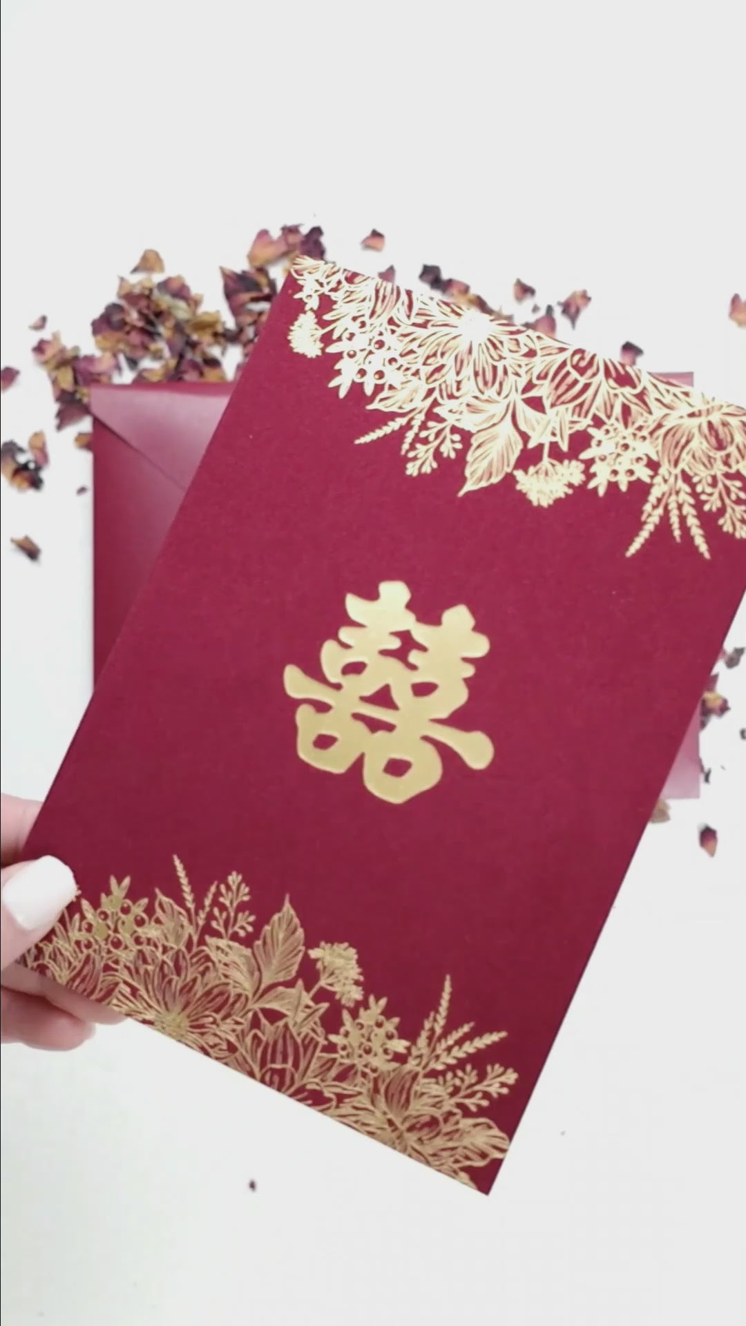 Giselle Velvet Wedding Invitations