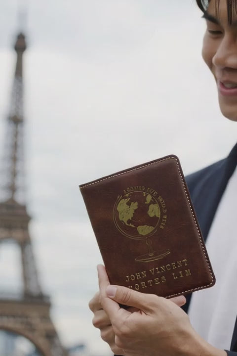 Passport Holder - Around the World
