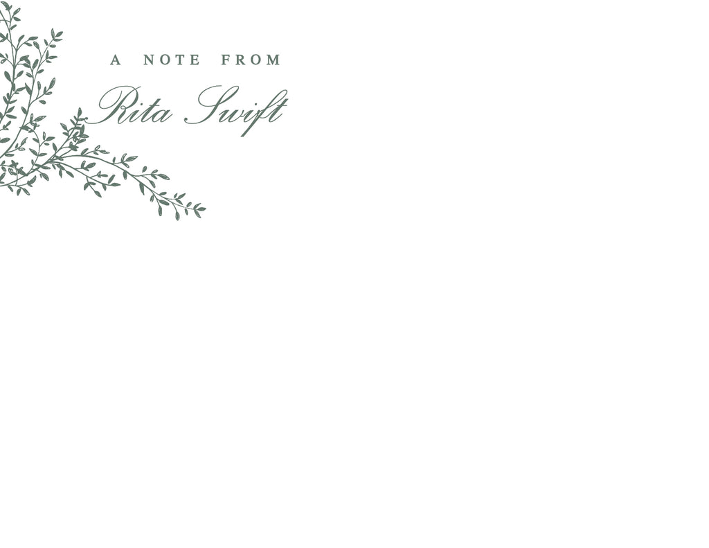 Custom Note Card (pack of 30) - Rita
