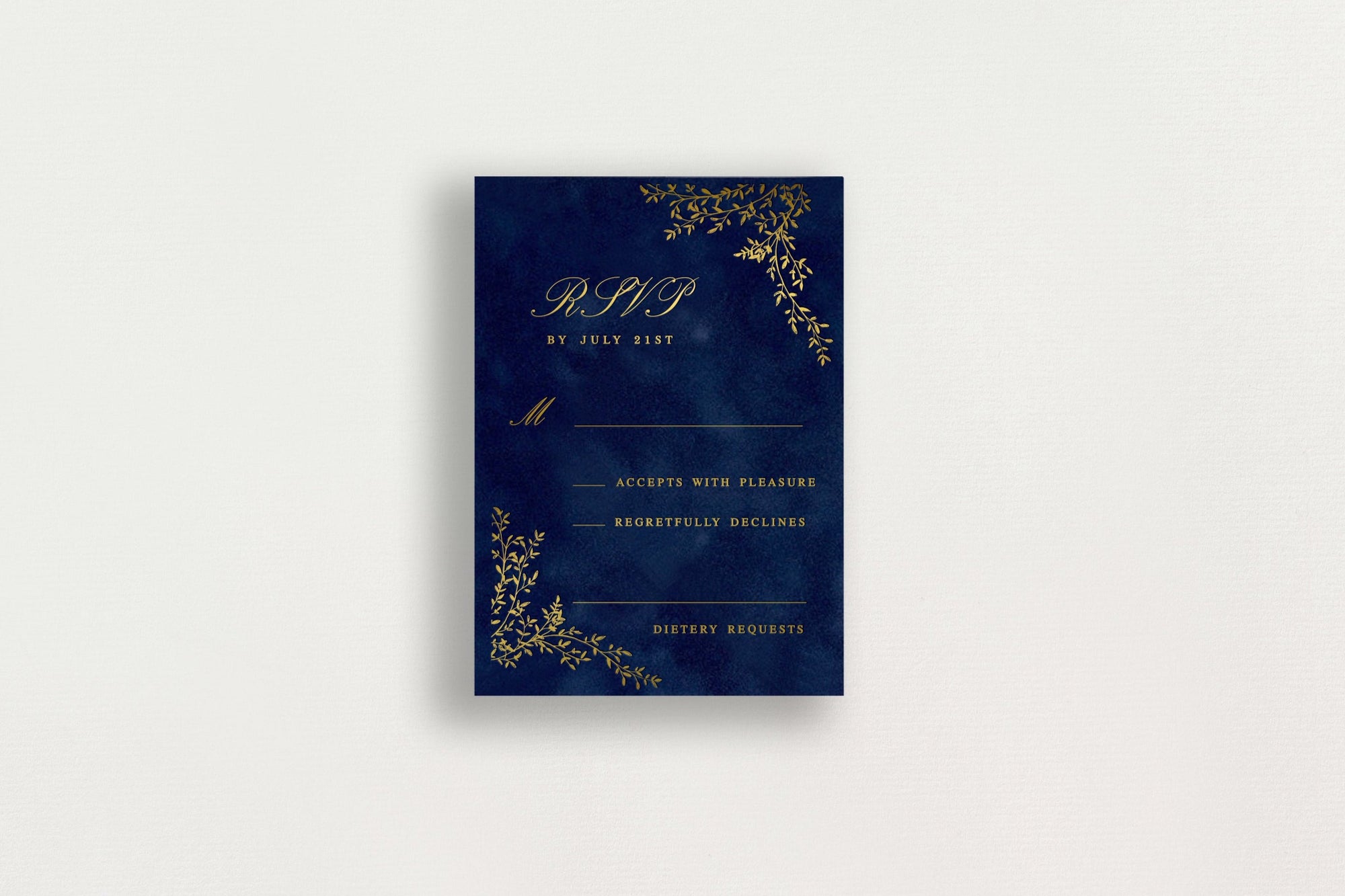 Velvet Enclosure Cards