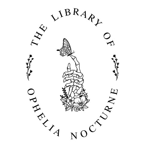 Book Stamp - Skeleton Hands Floral