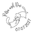 Stamp - Cats Playing