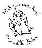 Stamp - Cat Vacation