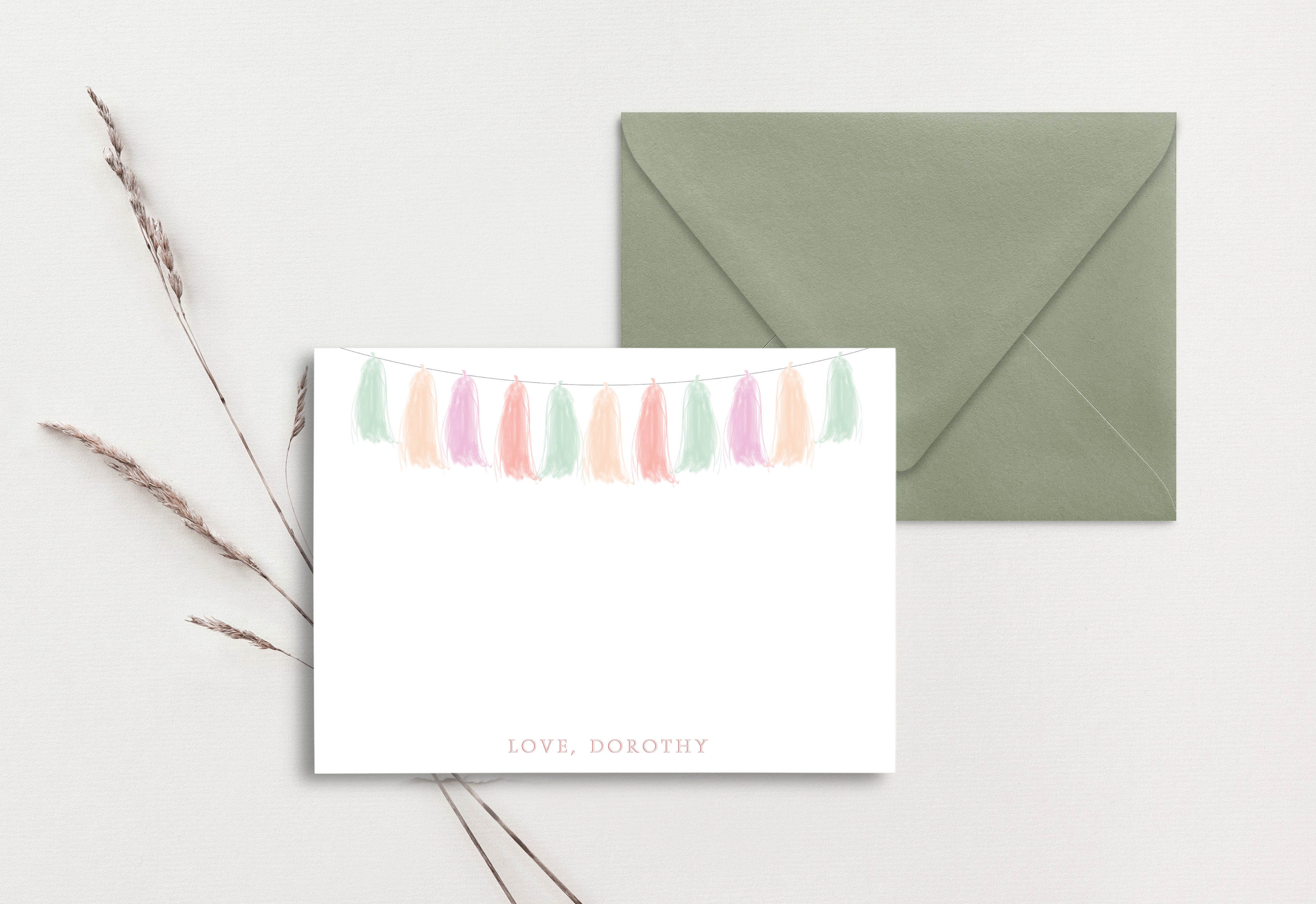 Custom Birthday Card (pack of 30) - Tassels