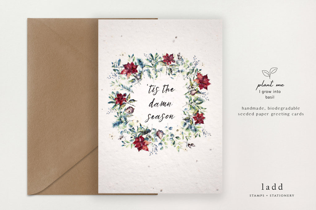 Seeded Christmas Cards (Swiftmas) - 'Tis the Damn Season