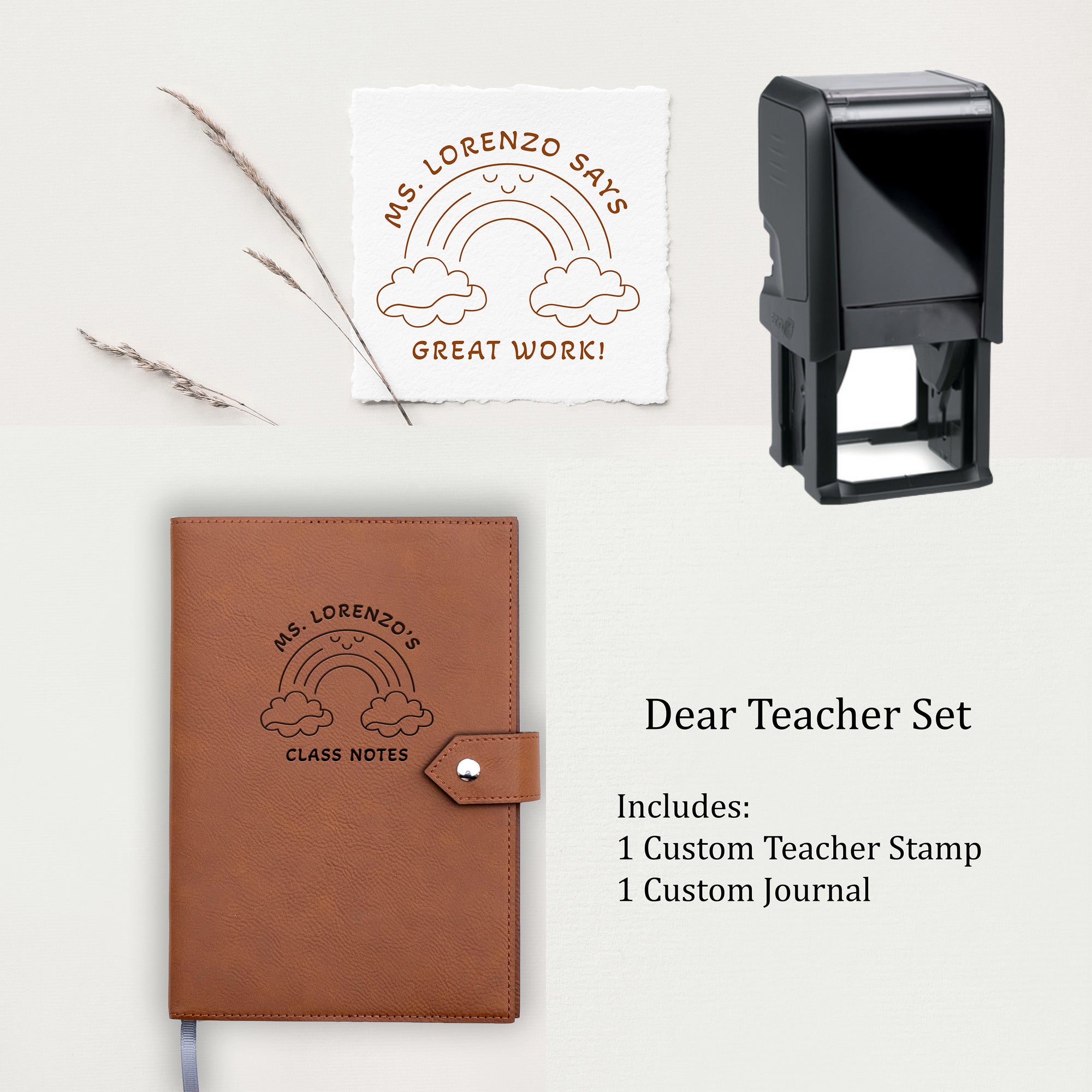 The Teacher (Stamp + Journal)