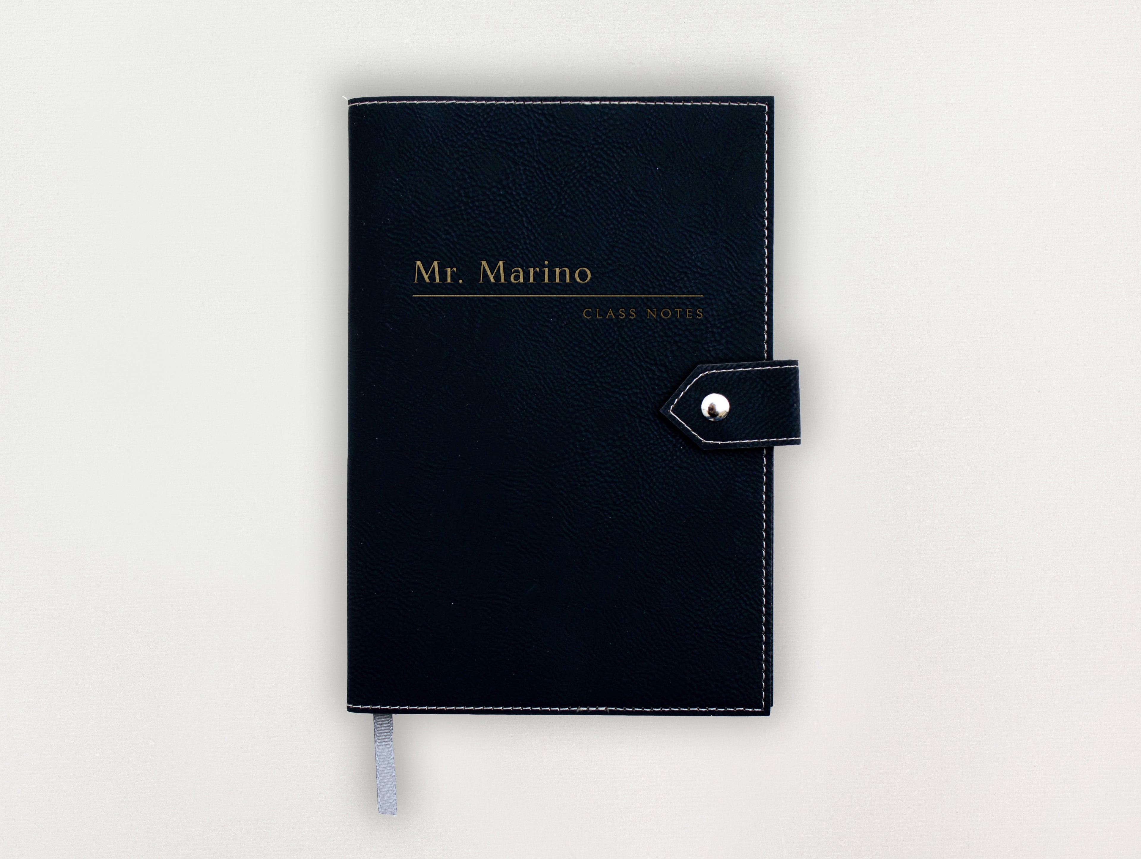 Custom Leather Journal - Class Notes