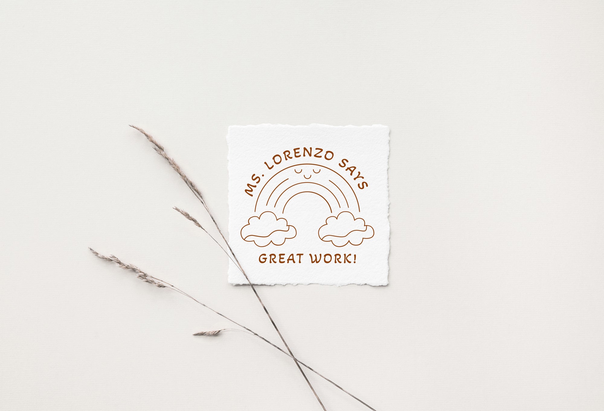 The Teacher (Stamp + Journal)