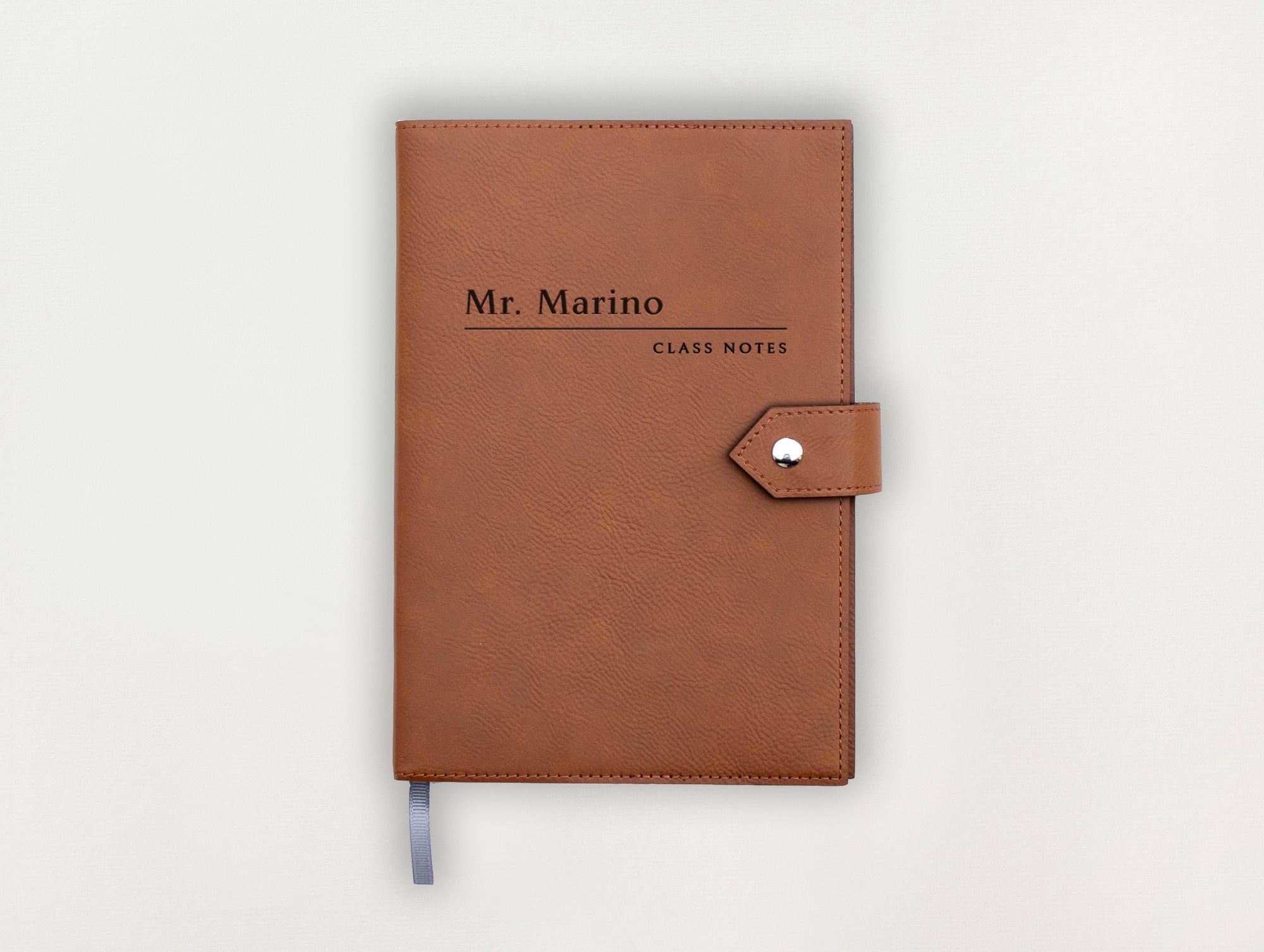 Custom Leather Journal - Class Notes