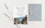 Custom Watercolour Wedding Invitations