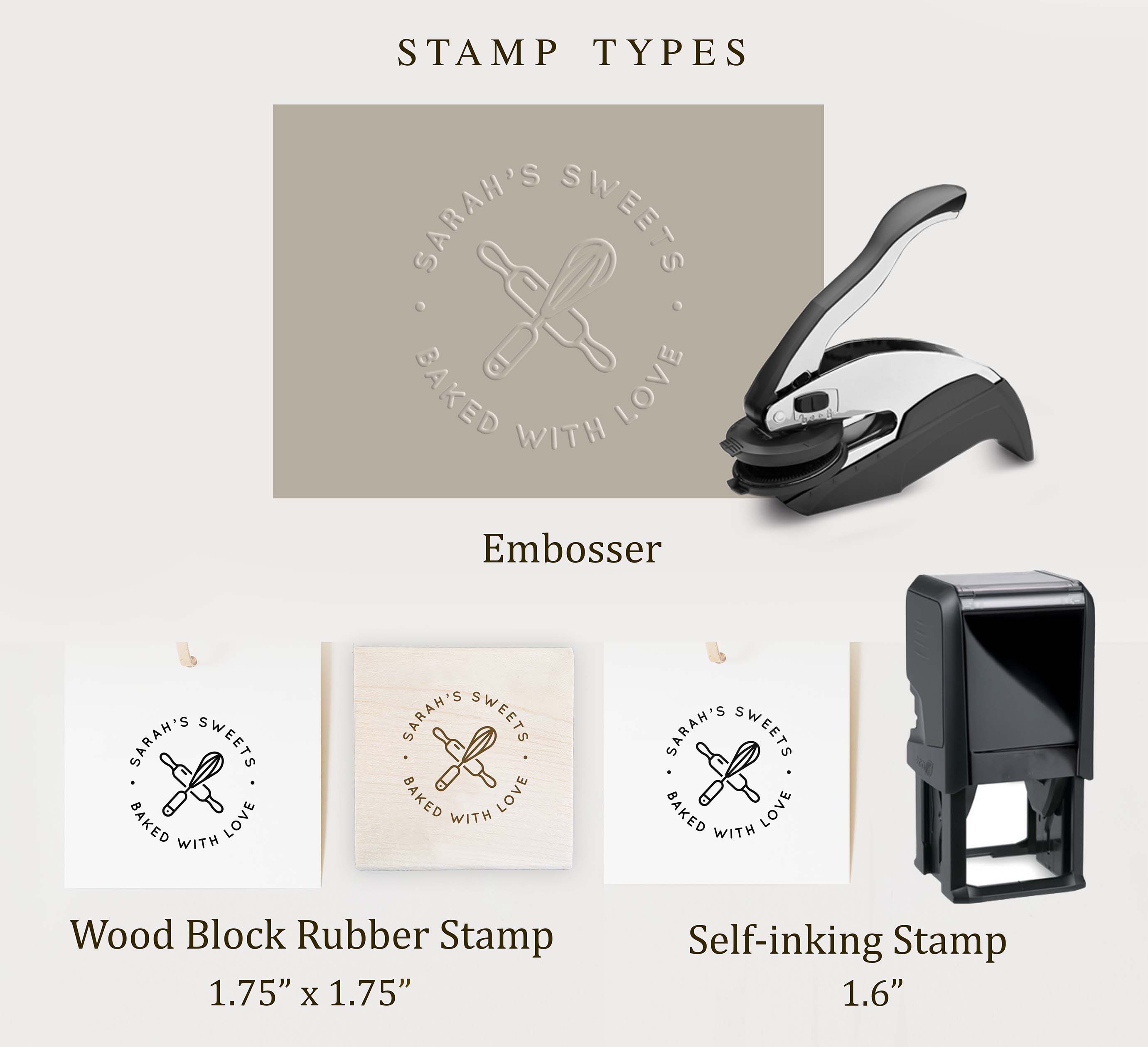 Embosser - Whisk and Rolling Pin