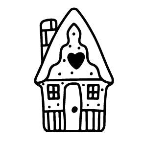 Wax Seal Stamp - Gingerbread House 2