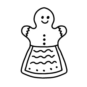 Wax Seal Stamp - Gingerbread with Apron