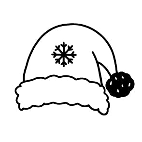 Wax Seal Stamp - Santa Hat