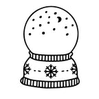 Wax Seal Stamp - Festive Snow Globe
