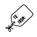 Wax Seal Stamp - To From Gift Tag