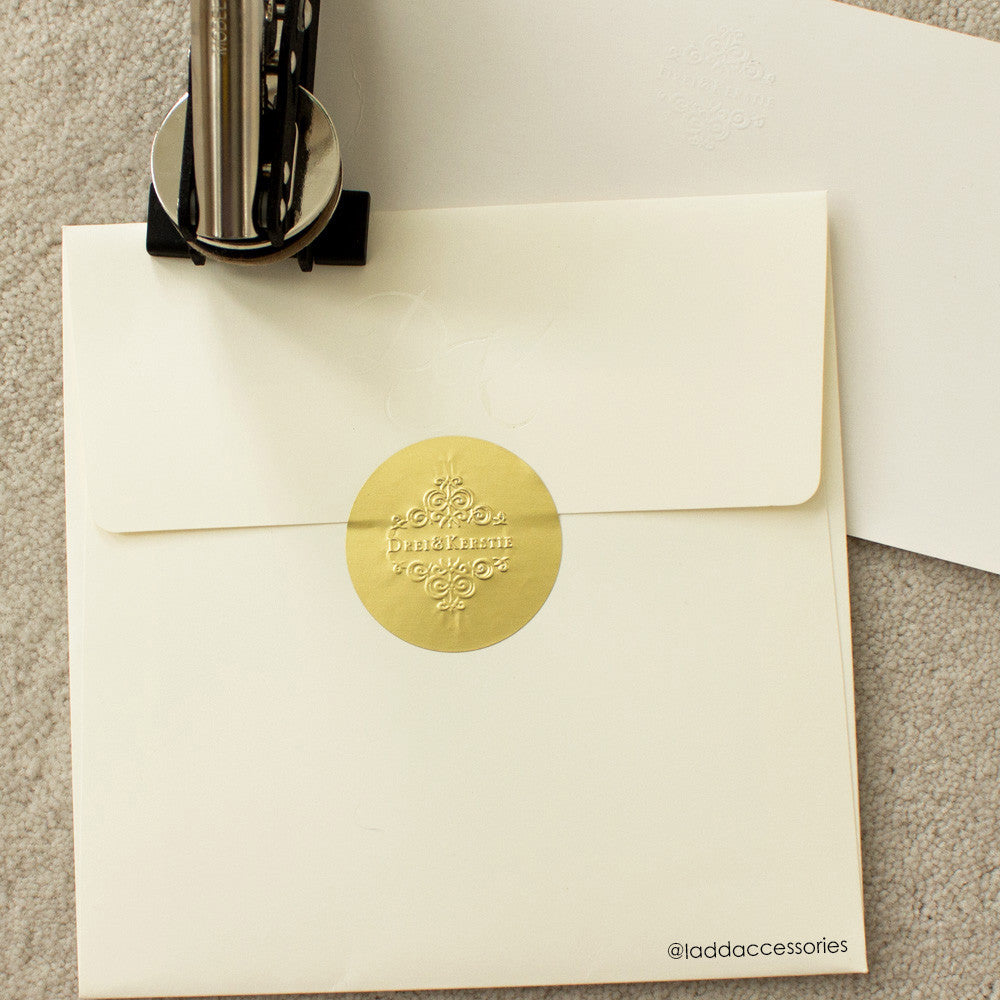 Metallic Round Stickers 2" (Pack of 50)