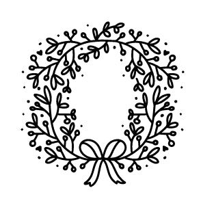 Wax Seal Stamp - Wreath