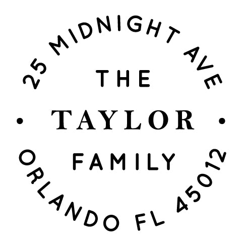Address Embosser - Taylor Family