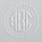 Address Embosser - Block Monogram