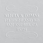 Address Embosser - Elegant Swirls