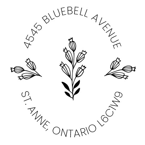 Address Embosser - Bluebells