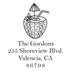 Address Embosser - Coconut Drink