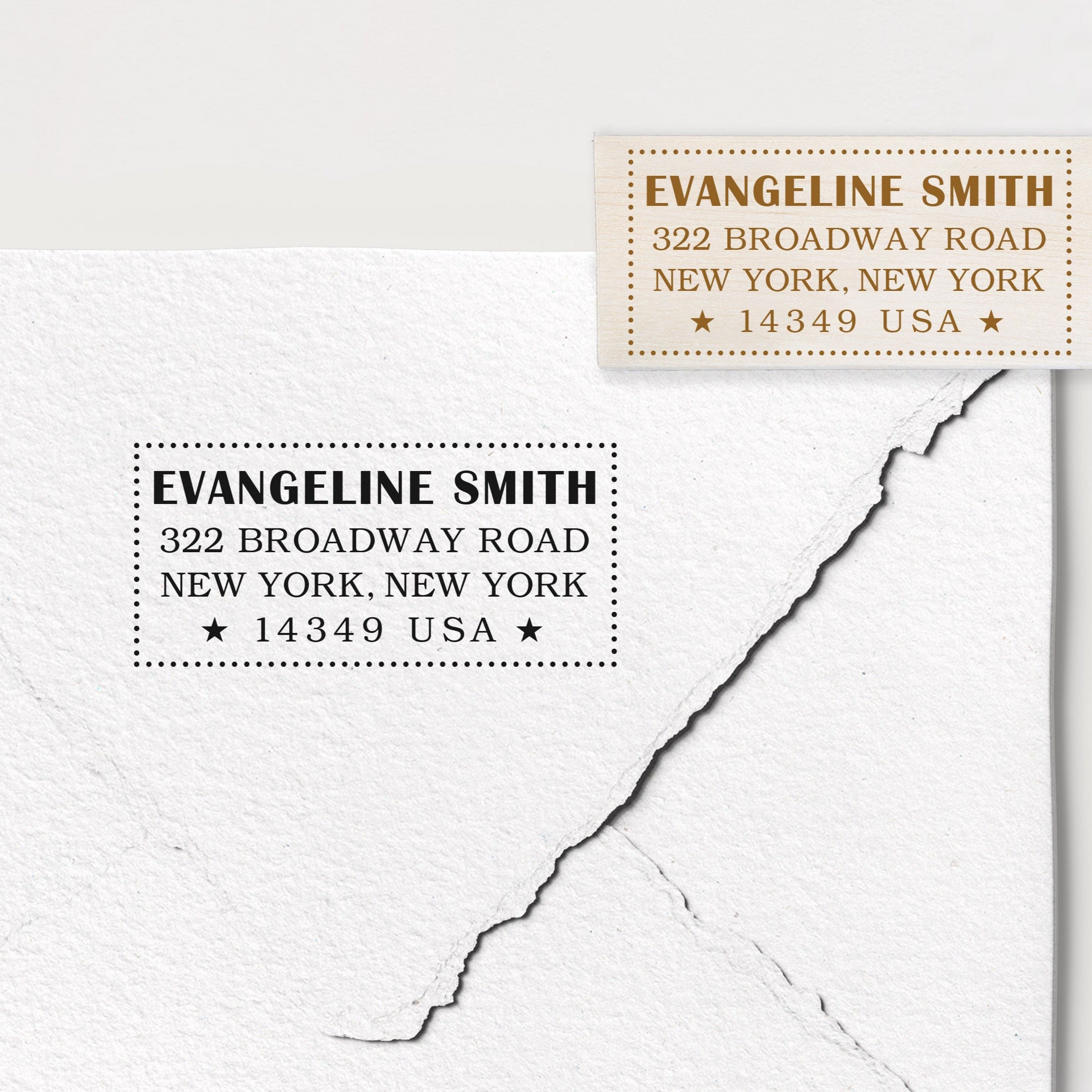 Evangeline Address Stamp