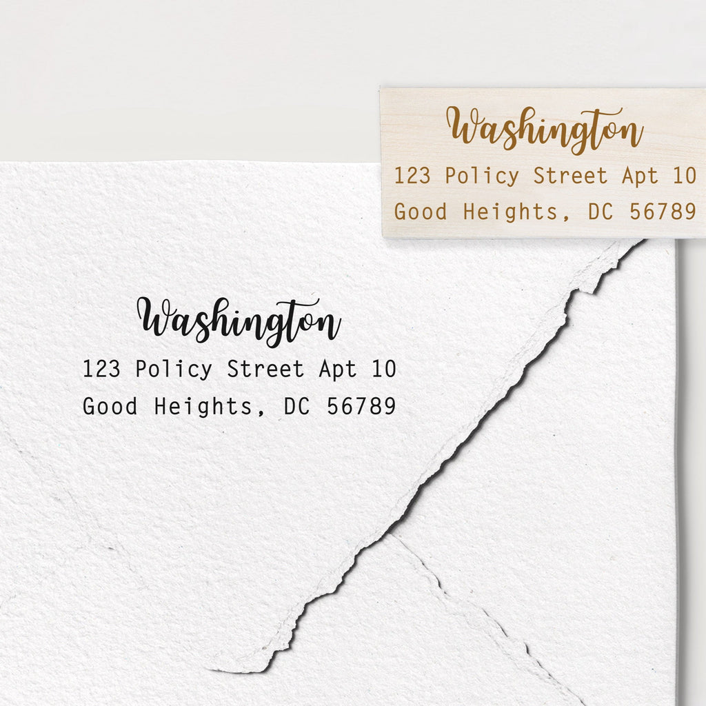 Washington Address Stamp