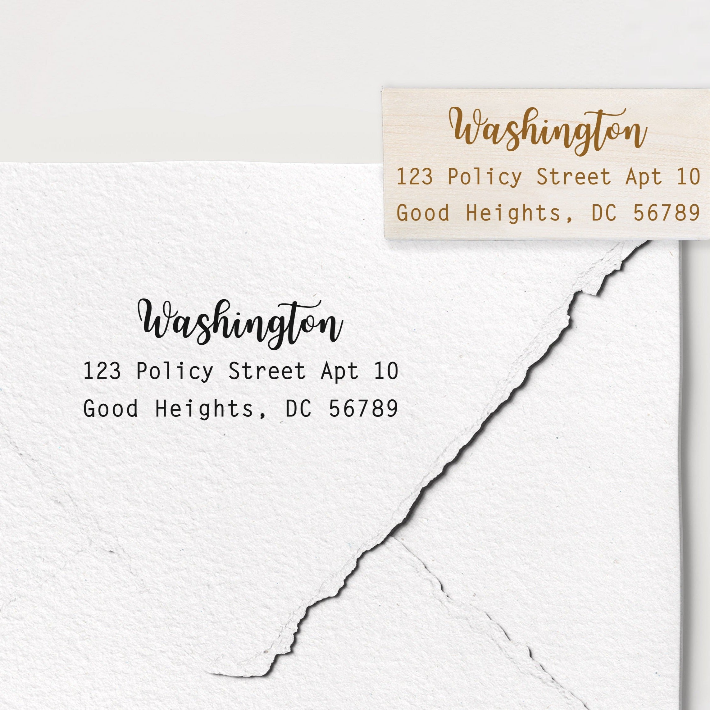 Washington Address Stamp