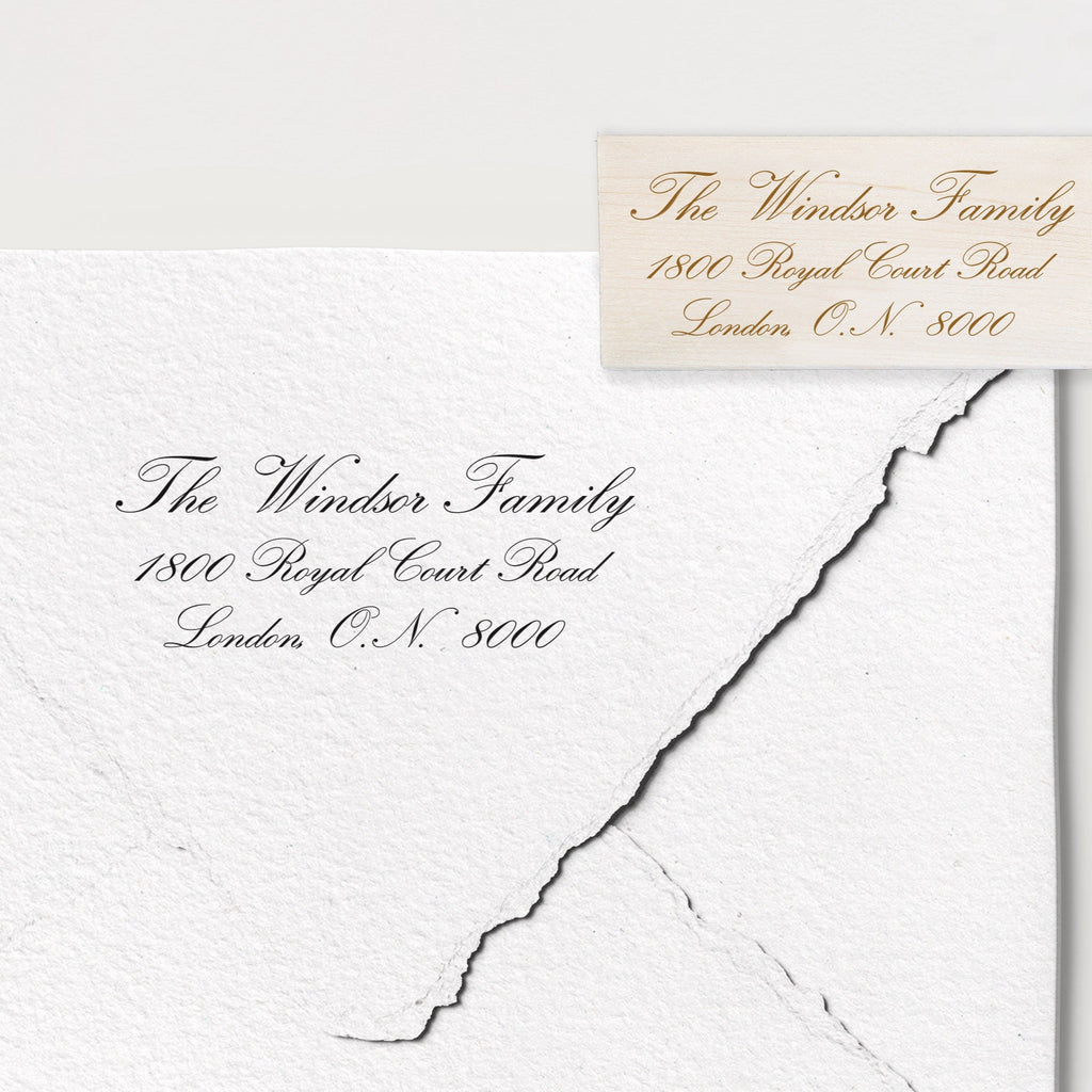 Stamp - Windsor Calligraphy Address